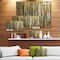 Designart - Green Fall Forest with Thick Trees - Forest Canvas Art Print